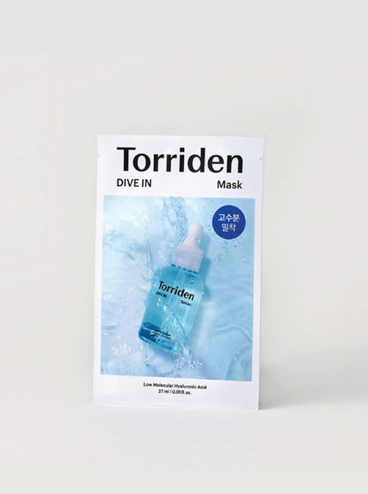 Torriden Dive-In Mask Sheet (10)-Masque a L'acide Hyaluronique