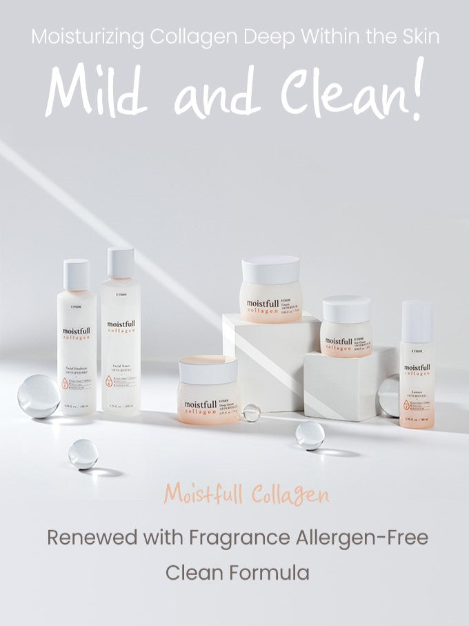 Mousse nettoyante au collagène Moistfull Etude House (renouvellement)