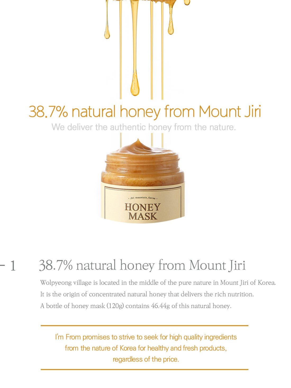 IM FROM Honey Mask