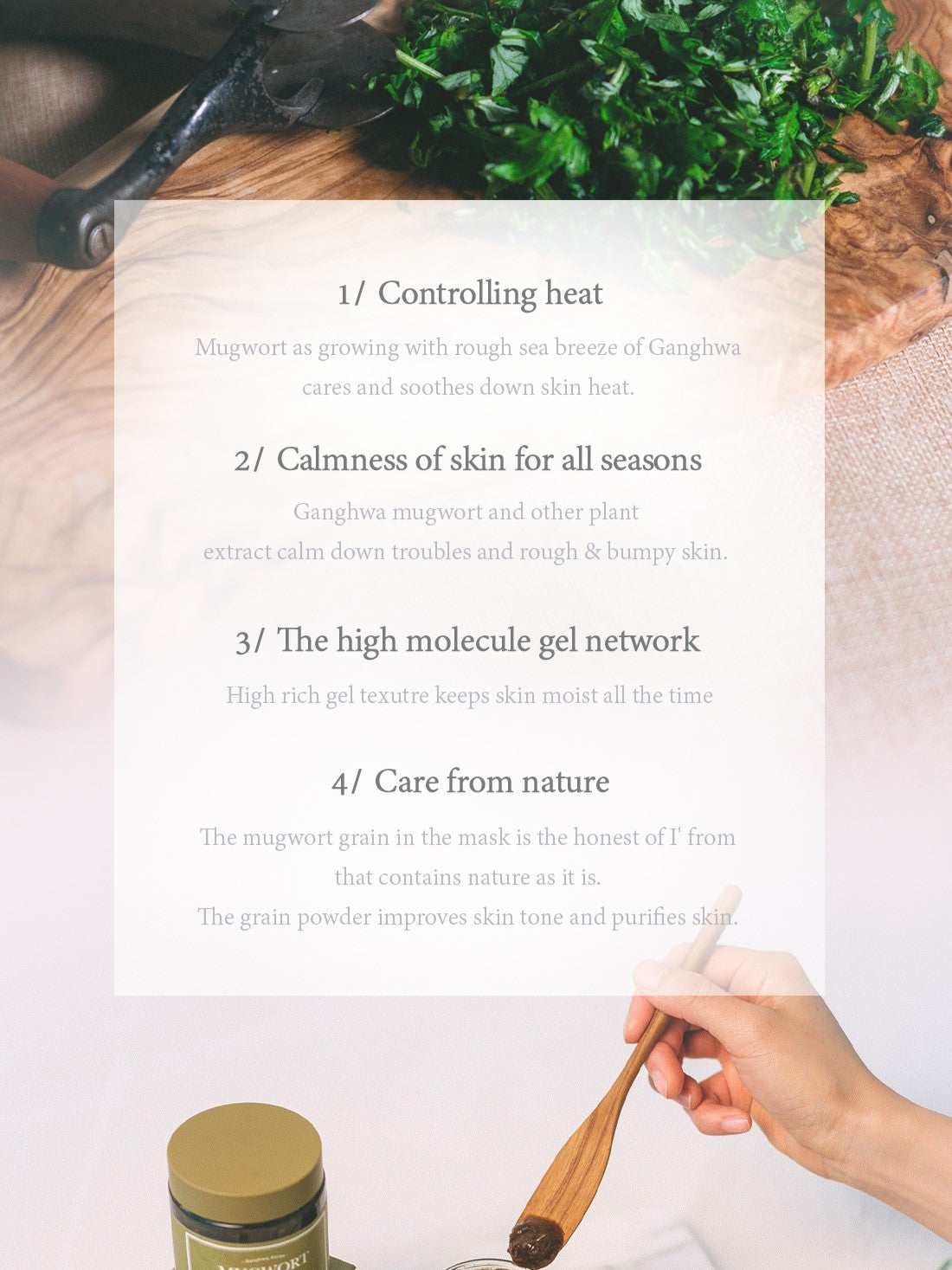 IM FROM Mugwort Mask