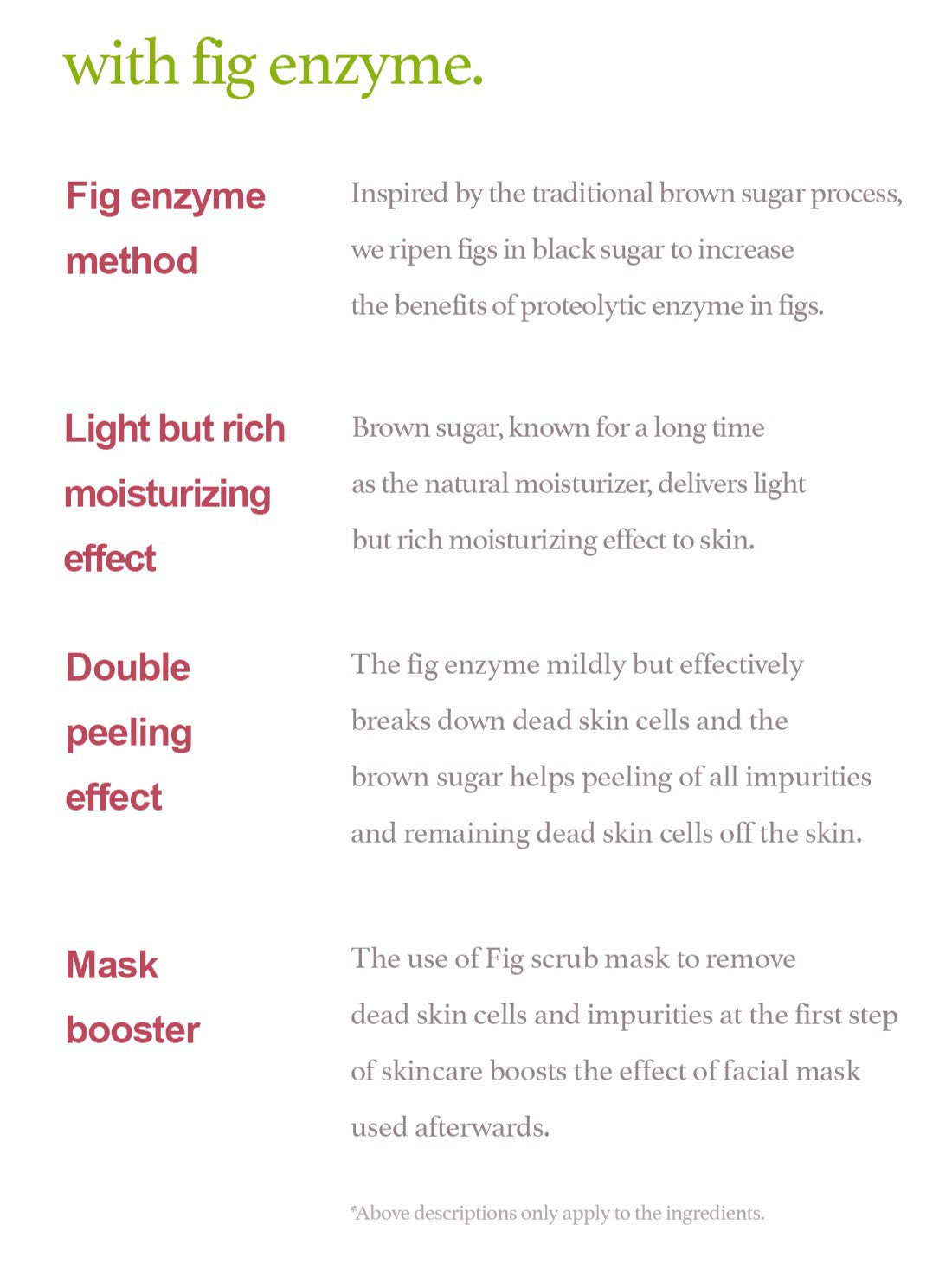 IM FROM Fig Scrub Mask