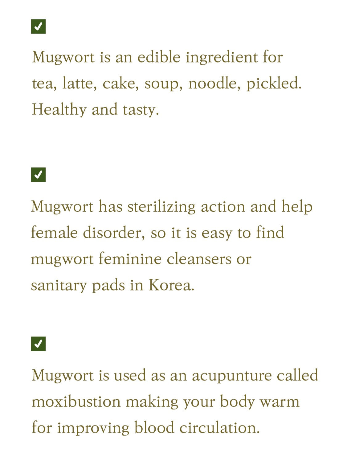 I'm From Mugwort Essence