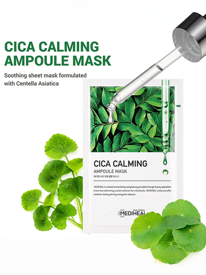 MEDIHEAL Cica Calming Ampoule Mask 10pcs