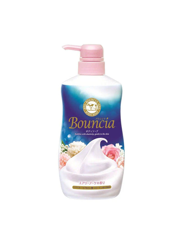 COW BRAND Bouncia Body Soap Pump Airy Bouquet 480ml