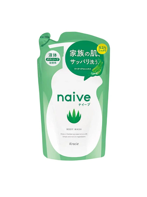 KRACIE Naive Body Wash Aloe Refill 380ml
