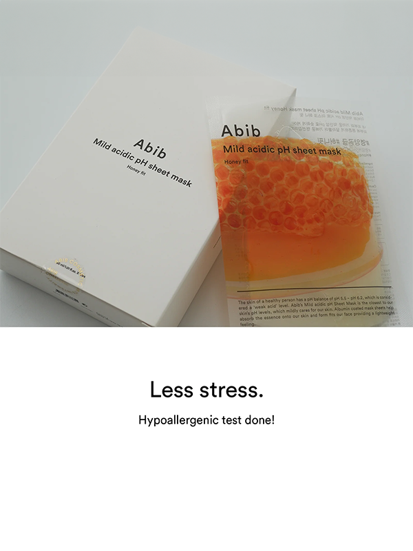 ABIB Mild Acidic PH Sheet Mask Honey Fit 10pcs