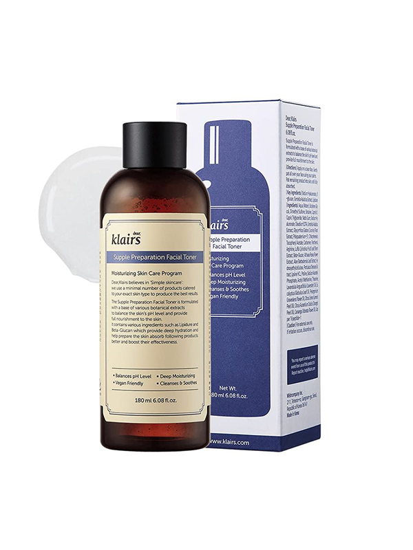 Dear Klairs Tonique Facial Préparation Souple 180 ml