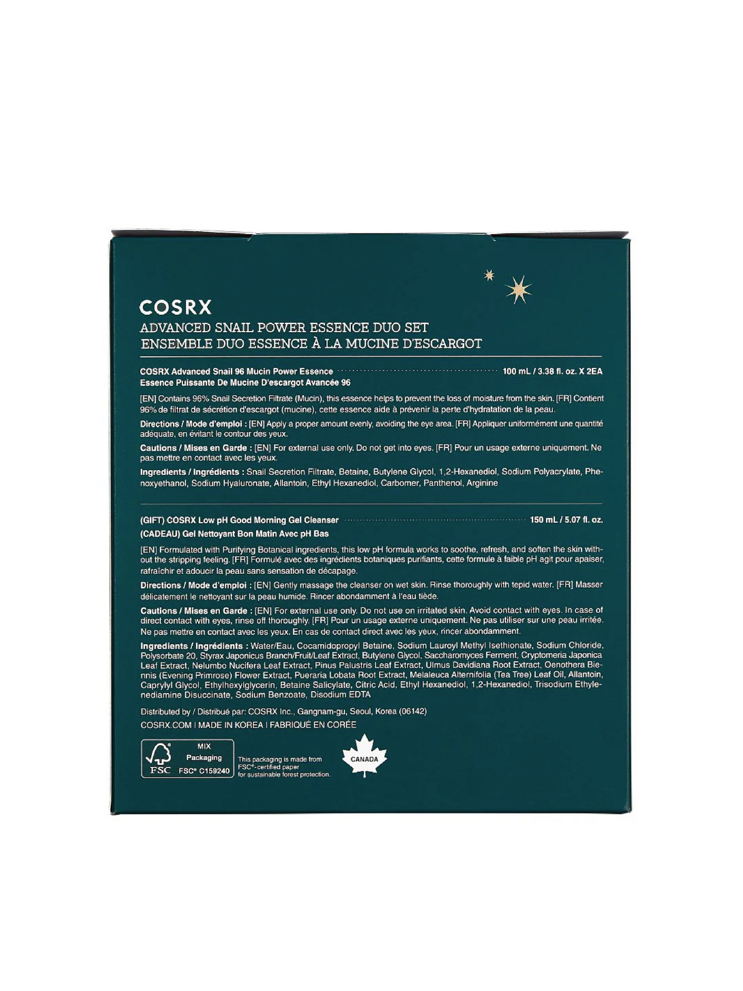 COSRX Advanced Snail Power Essence Duo Set