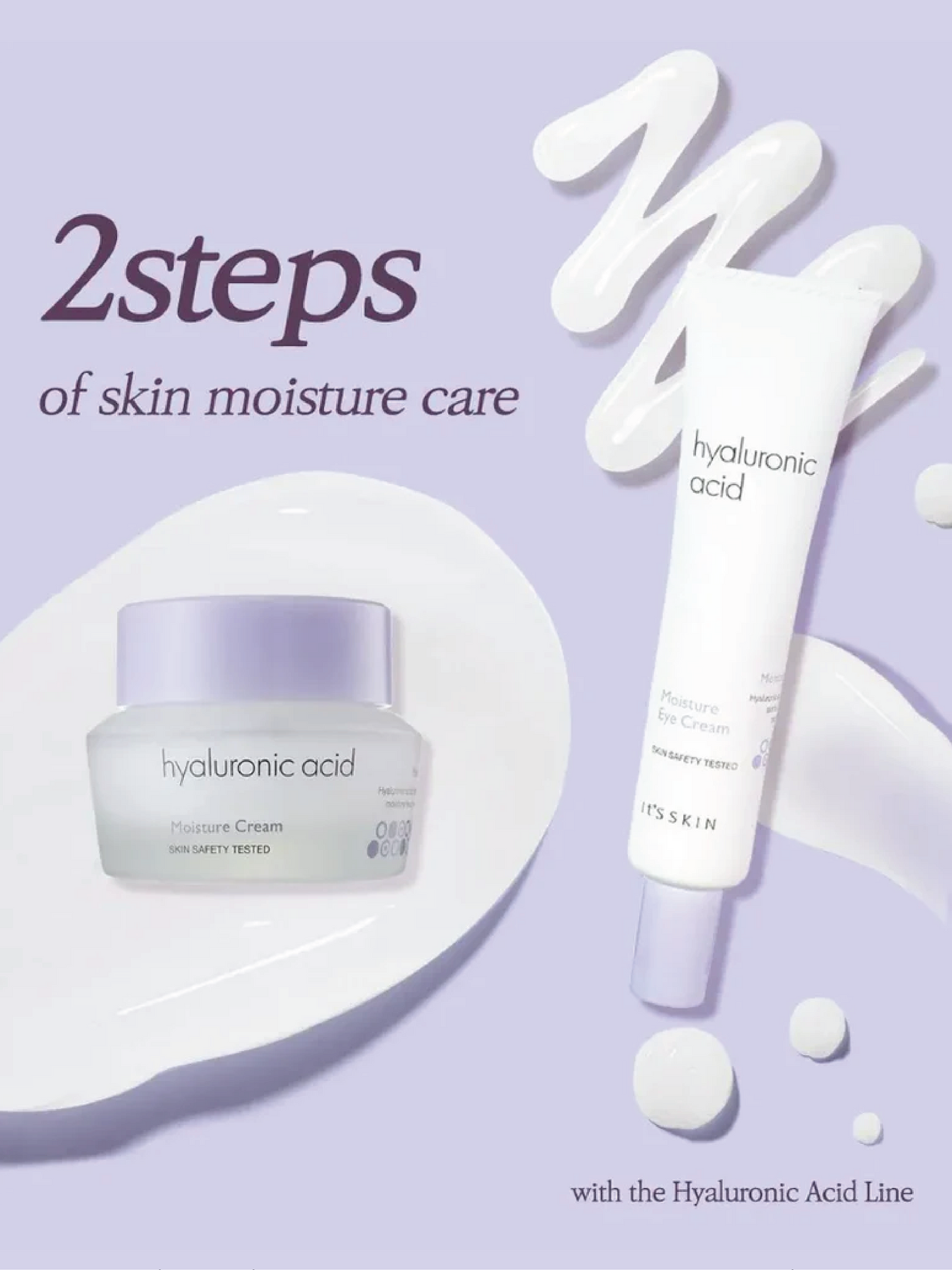 IT'S SKIN Hyaluronic Acid Moisture Cream Dou Set