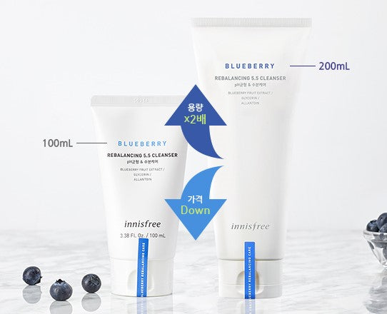 Nettoyant rééquilibrant 5.5 à la myrtille INNISFREE