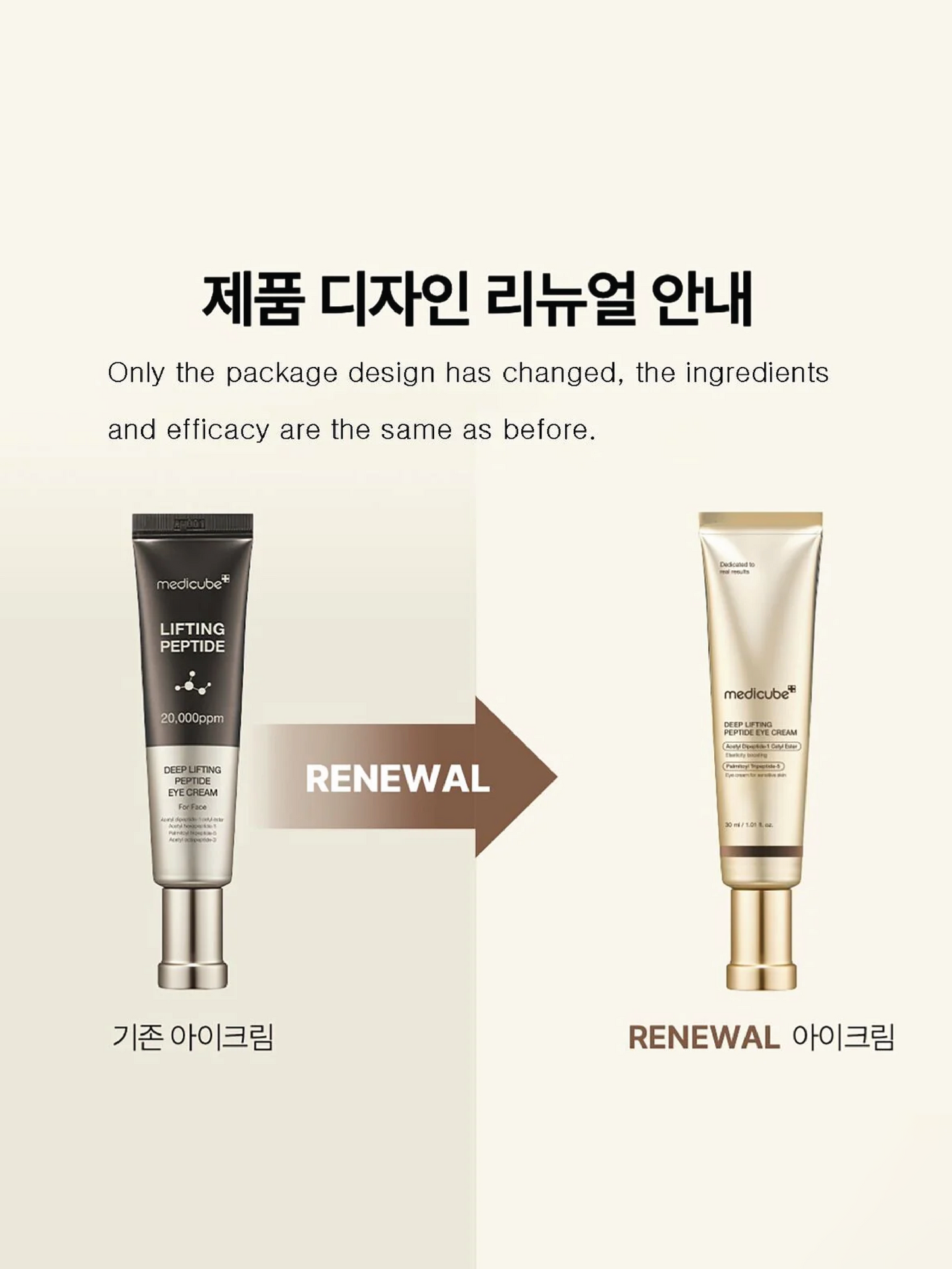 MEDICUBE Deep Lifting Peptide Eye Cream