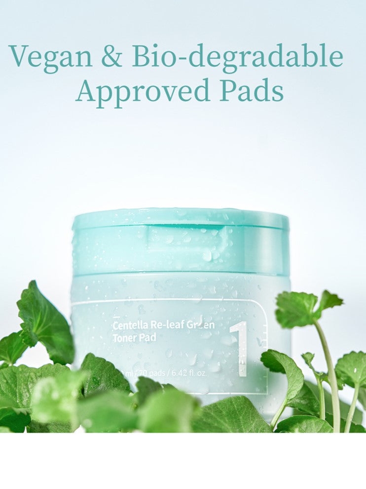 NUMBUZIN No.1 Centella Re-leaf Green Toner Pad (70ea)
