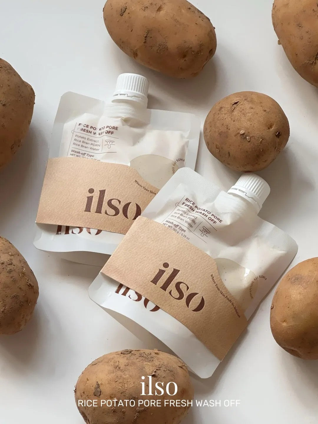 ILSO Rice Potato Pore Fresh Wash Off Mask 150g
