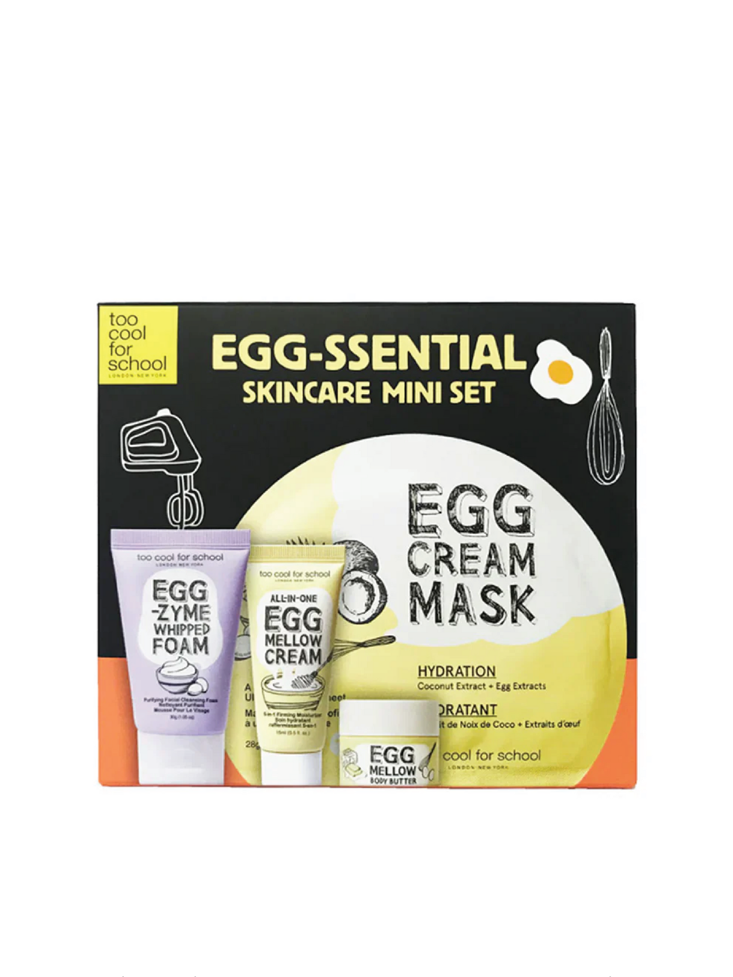 TOO COOL FOR SCHOOL Egg Ssential Skin Care Mini Set