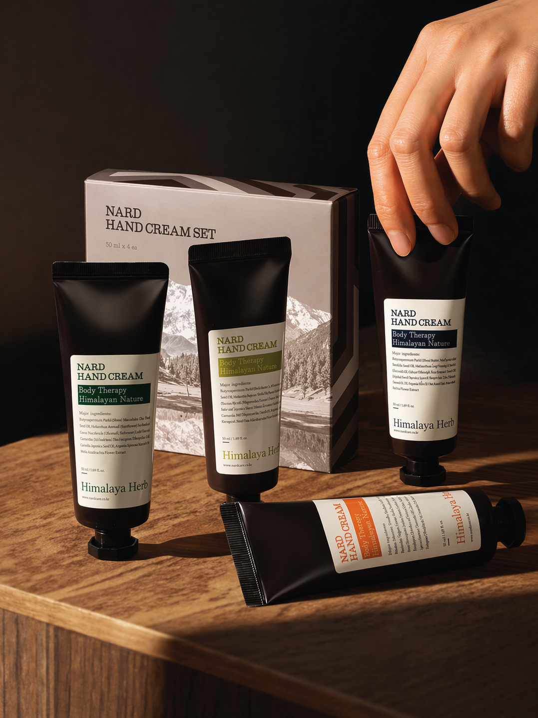 BOUQUET GARNI Nard Coffret Crème Mains 50ml x 4