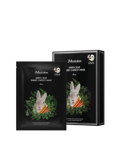 JM Solution Green Deer Rabbit Carrot Mask Pure (10)