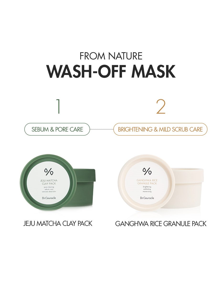 DR CEURACLE Masque exfoliant au riz Ganghwa