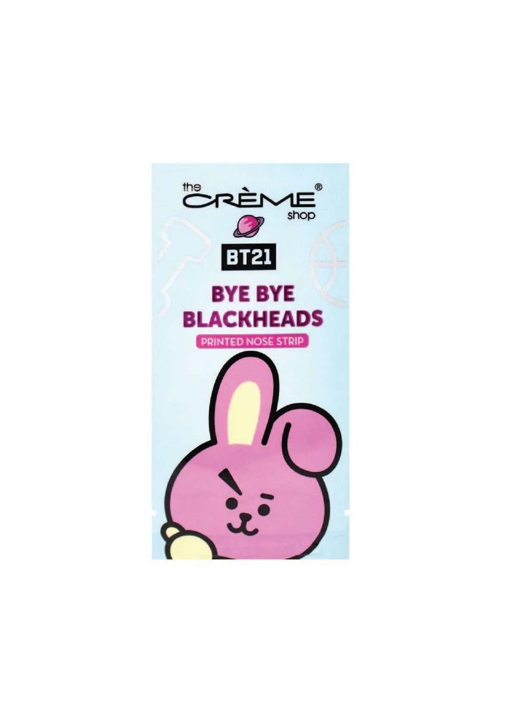 THE CREME SHOP | BT21 : Bye Bye Points Noirs - Bandes Purifiantes Imprimées (Lot de 8)