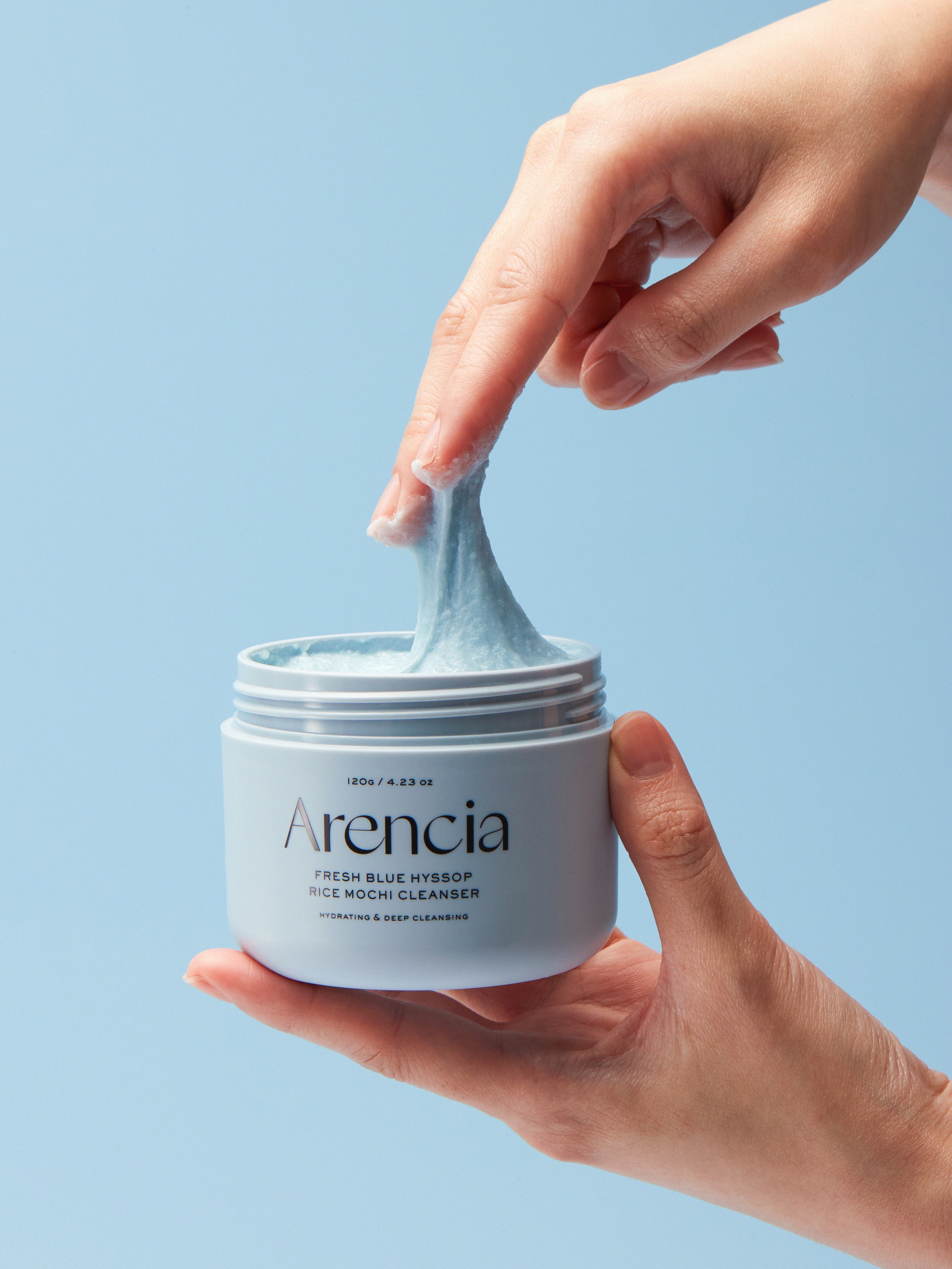 ARENCIA Royal Blue Hyssop Rice Mochi Cleanser