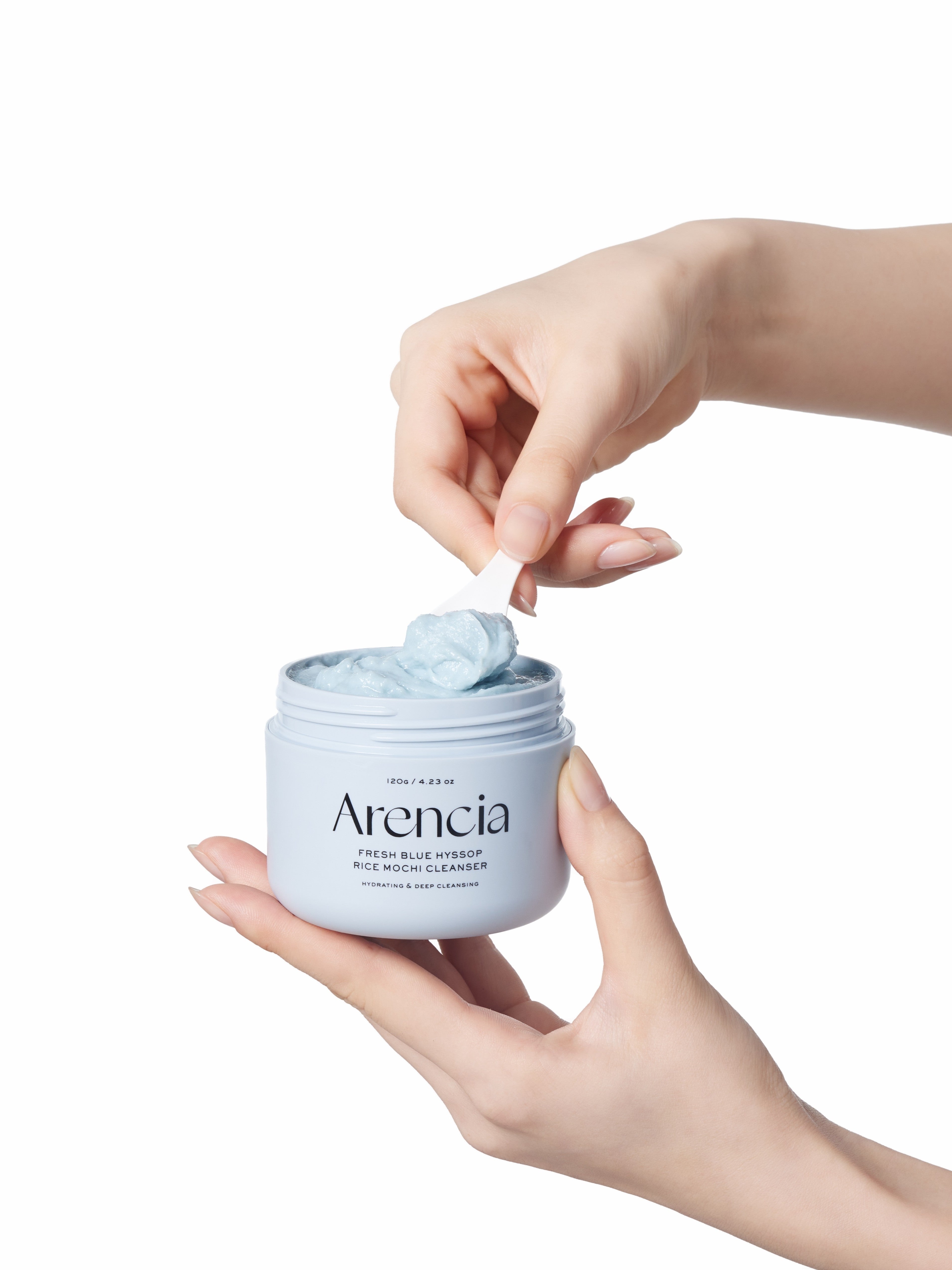 ARENCIA Royal Blue Hyssop Rice Mochi Cleanser