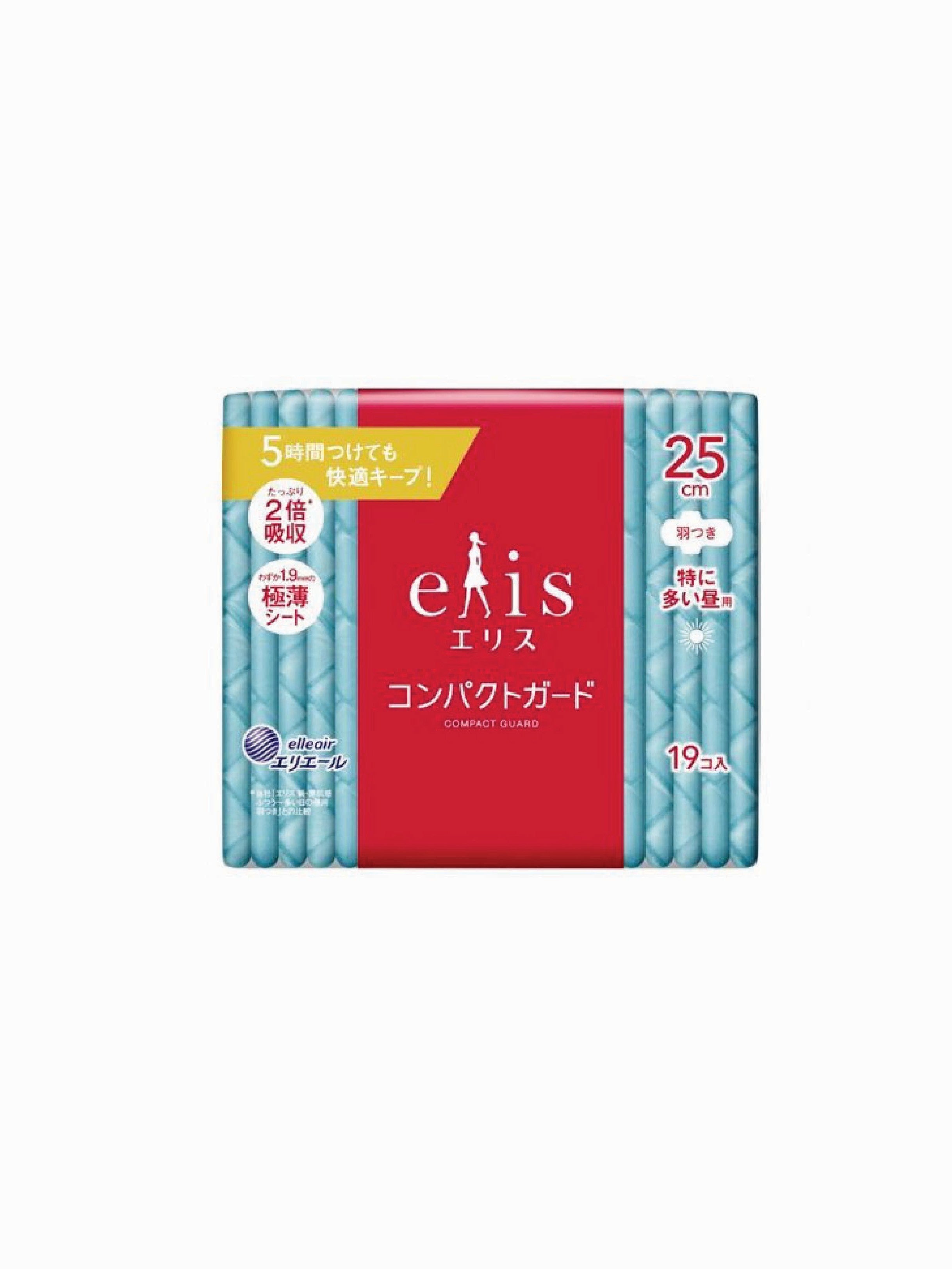 ELLEAIR Elis Compact Guard Sanitary Pads 25cm 19pcs