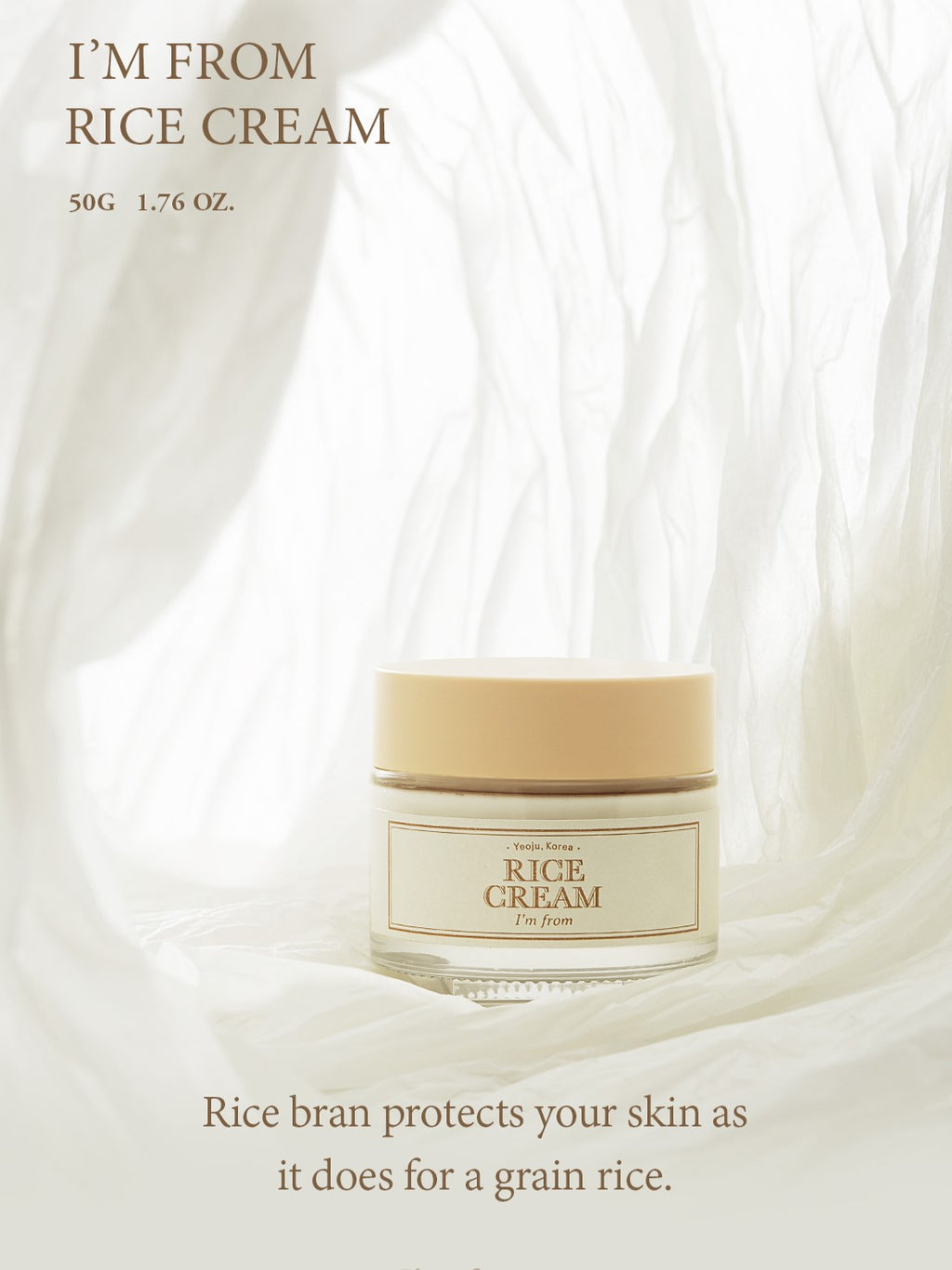 IM FROM Crème de riz 50g
