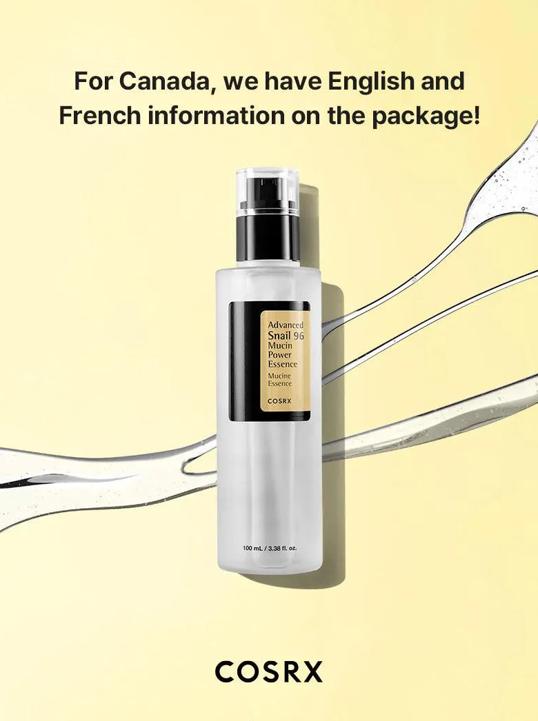 Essence de puissance de mucine 96 d'escargot avancé COSRX