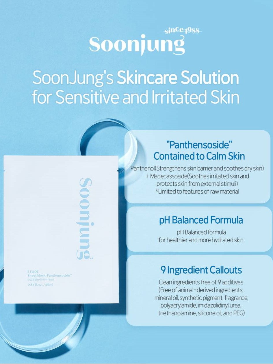 ETUDE HOUSE Soon Jung Masque en Tissu_Pantenoside