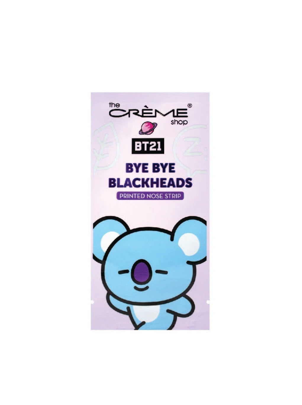 THE CREME SHOP | BT21 : Bye Bye Points Noirs - Bandes Purifiantes Imprimées (Lot de 8)