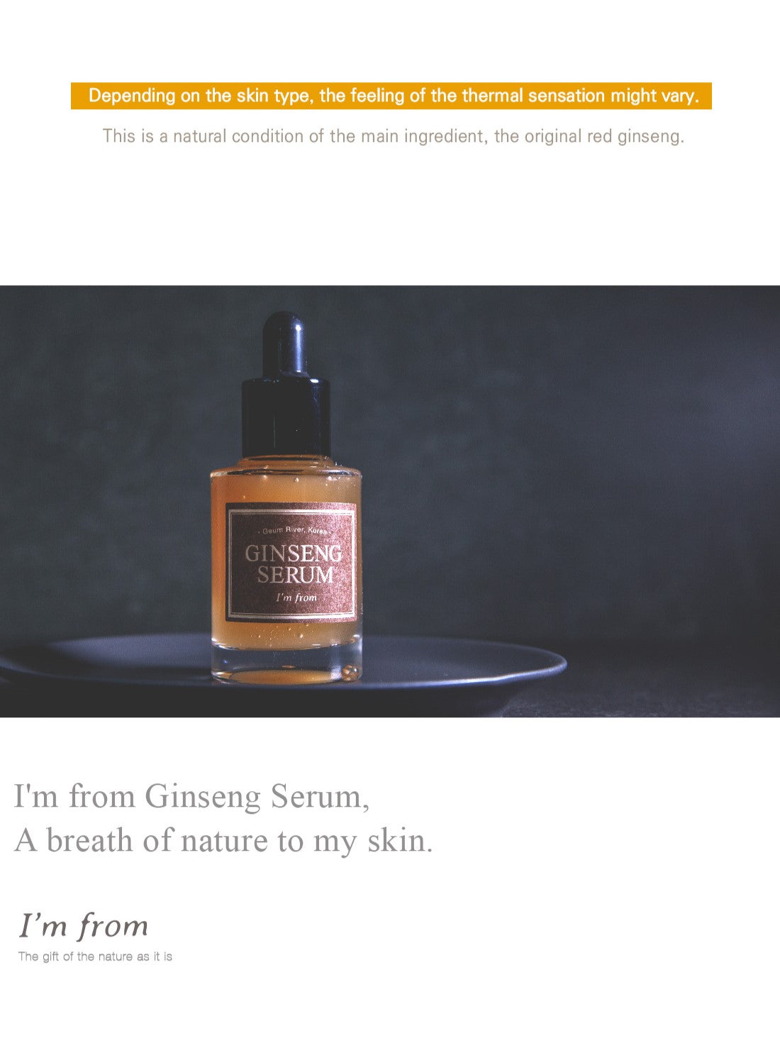 IM FROM Sérum au Ginseng
