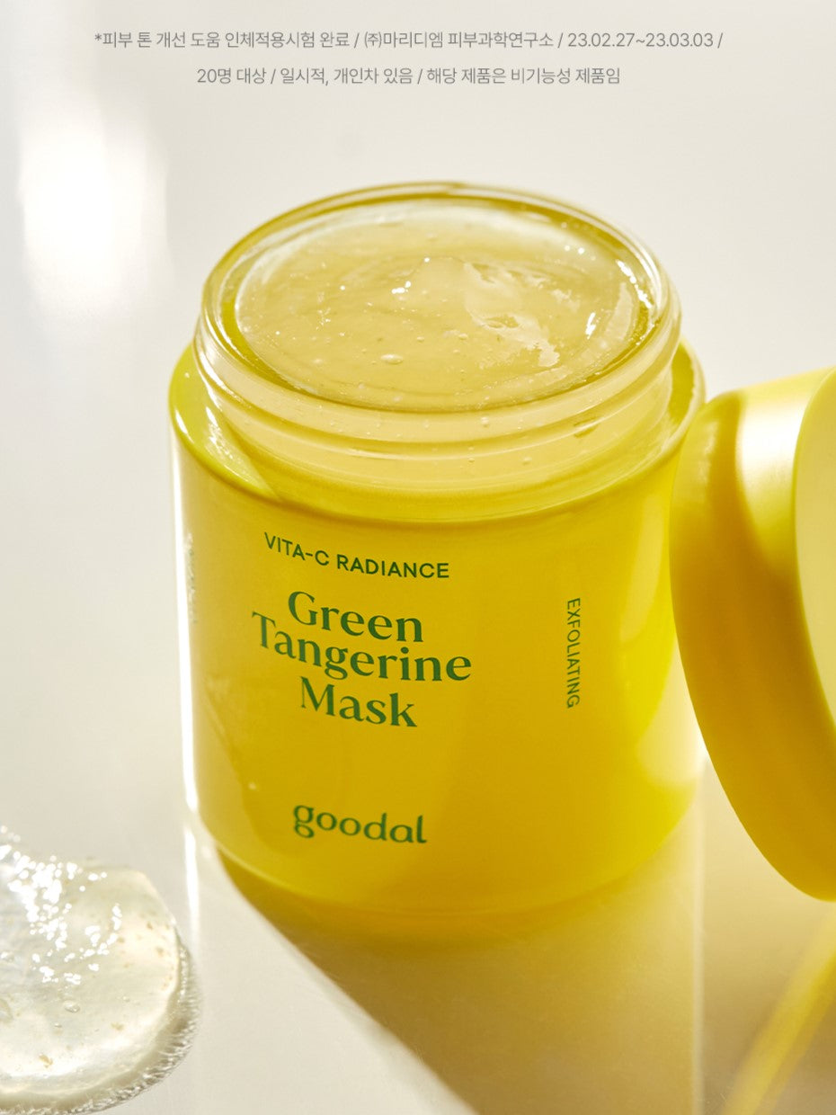 Masque GOODAL Vit-C Éclat Mandarine Verte