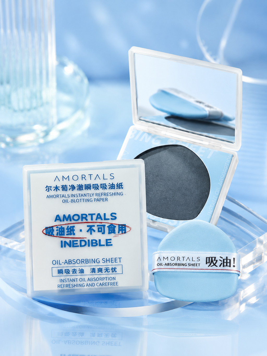 AMORTALS Instantly Refreshing Oil Blotting Paper