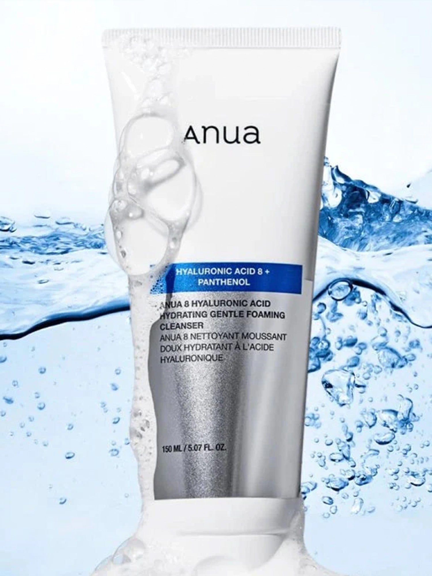 ANUA 8 Hyaluronic Acid Hydrating Gentle Foaming Cleanser 150ml
