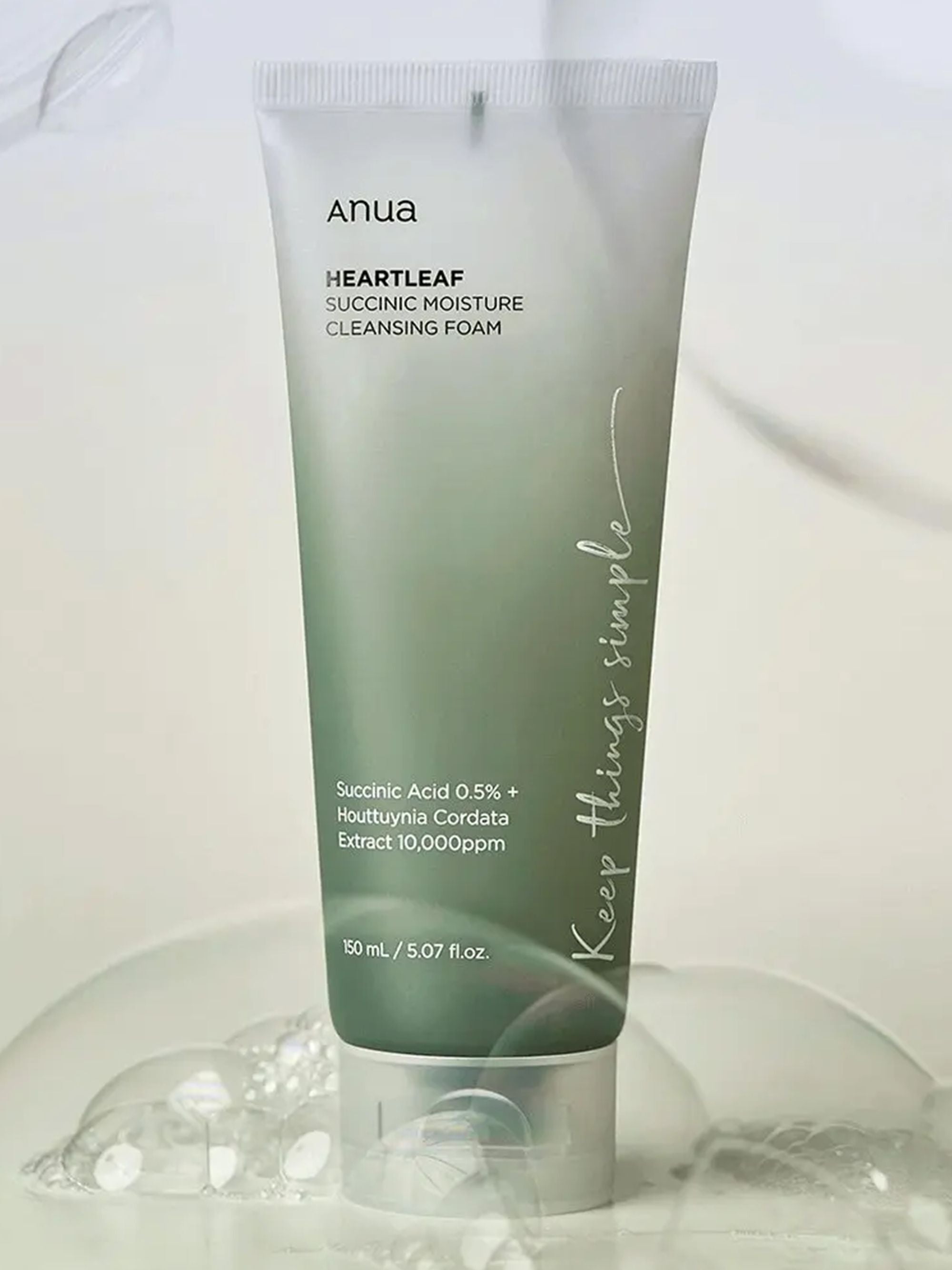 Mousse Nettoyante Hydratante ANUA Heartleaf Succinic