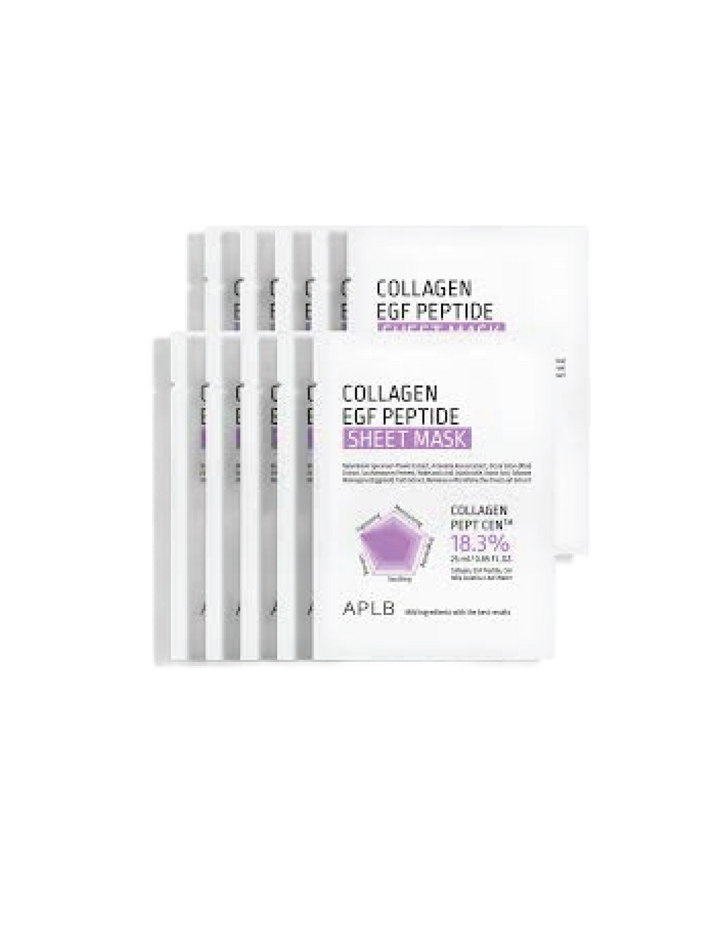 APLB Collagen EGF Peptide Sheet Mask (10)