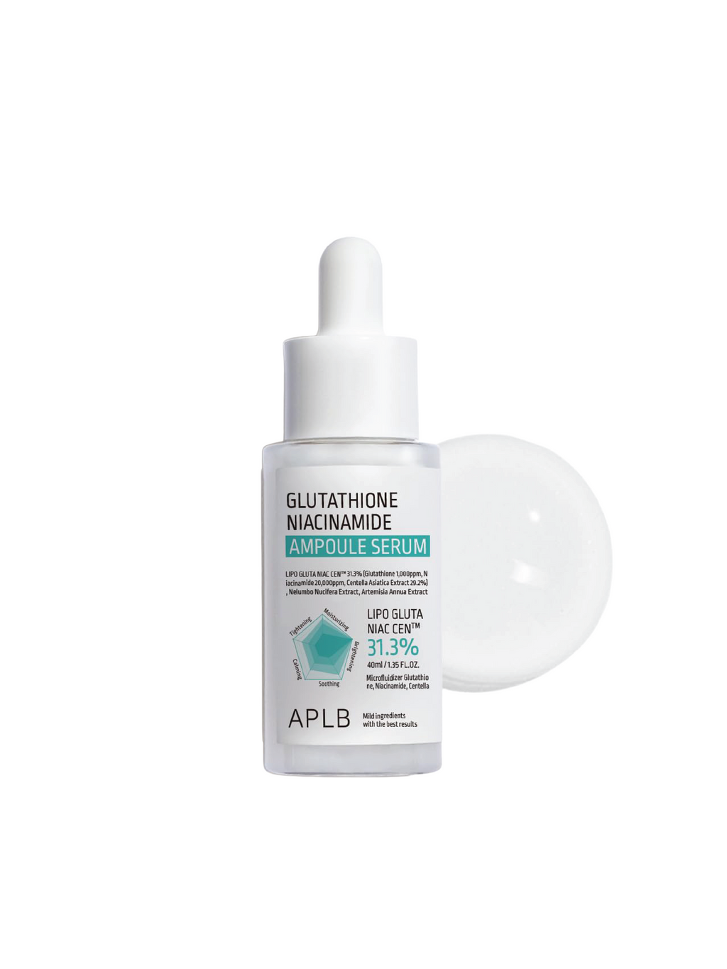Sérum Ampoule APLB Glutathion Niacinamide 40 ml