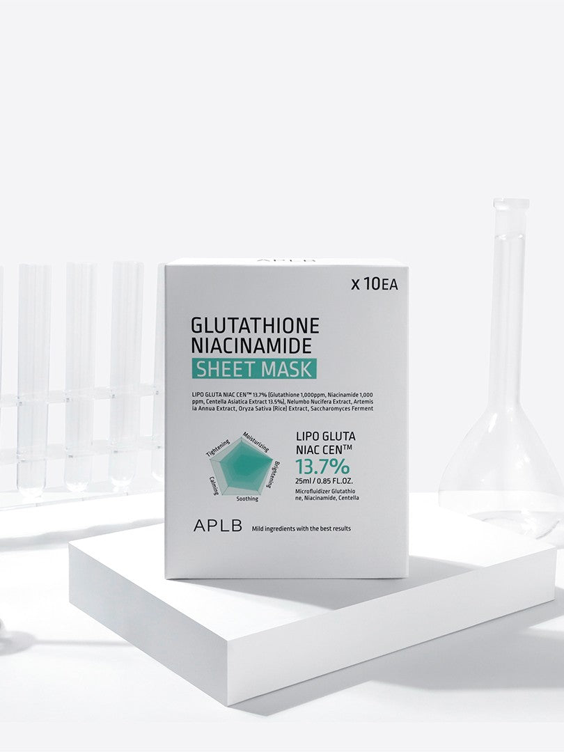 APLB Glutathione Niacinamide Sheet Mask (10)