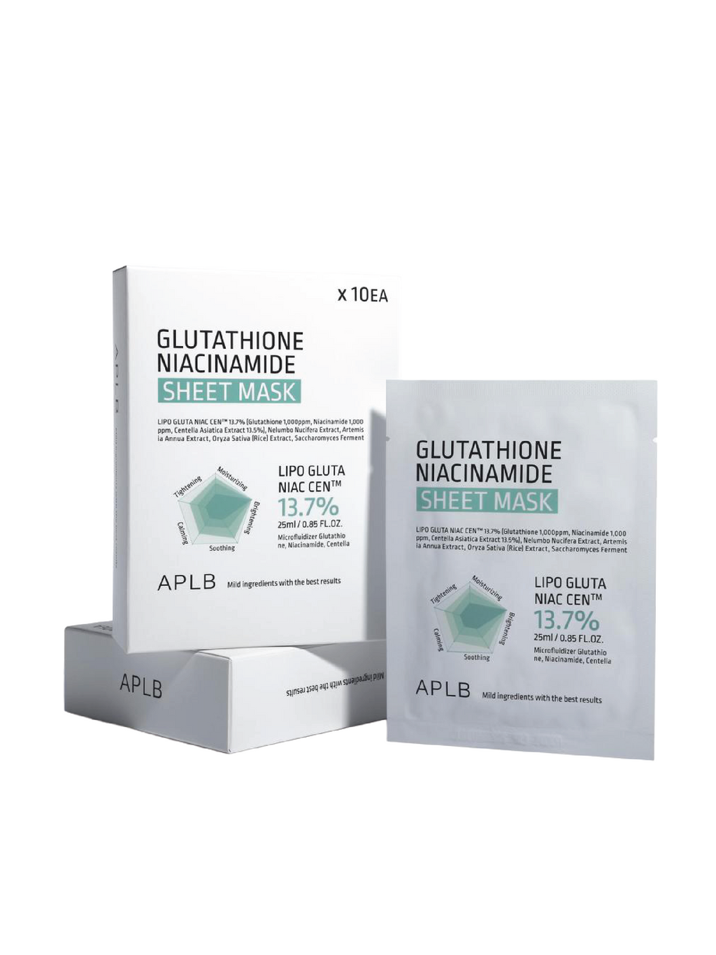 APLB Glutathione Niacinamide Sheet Mask (10)