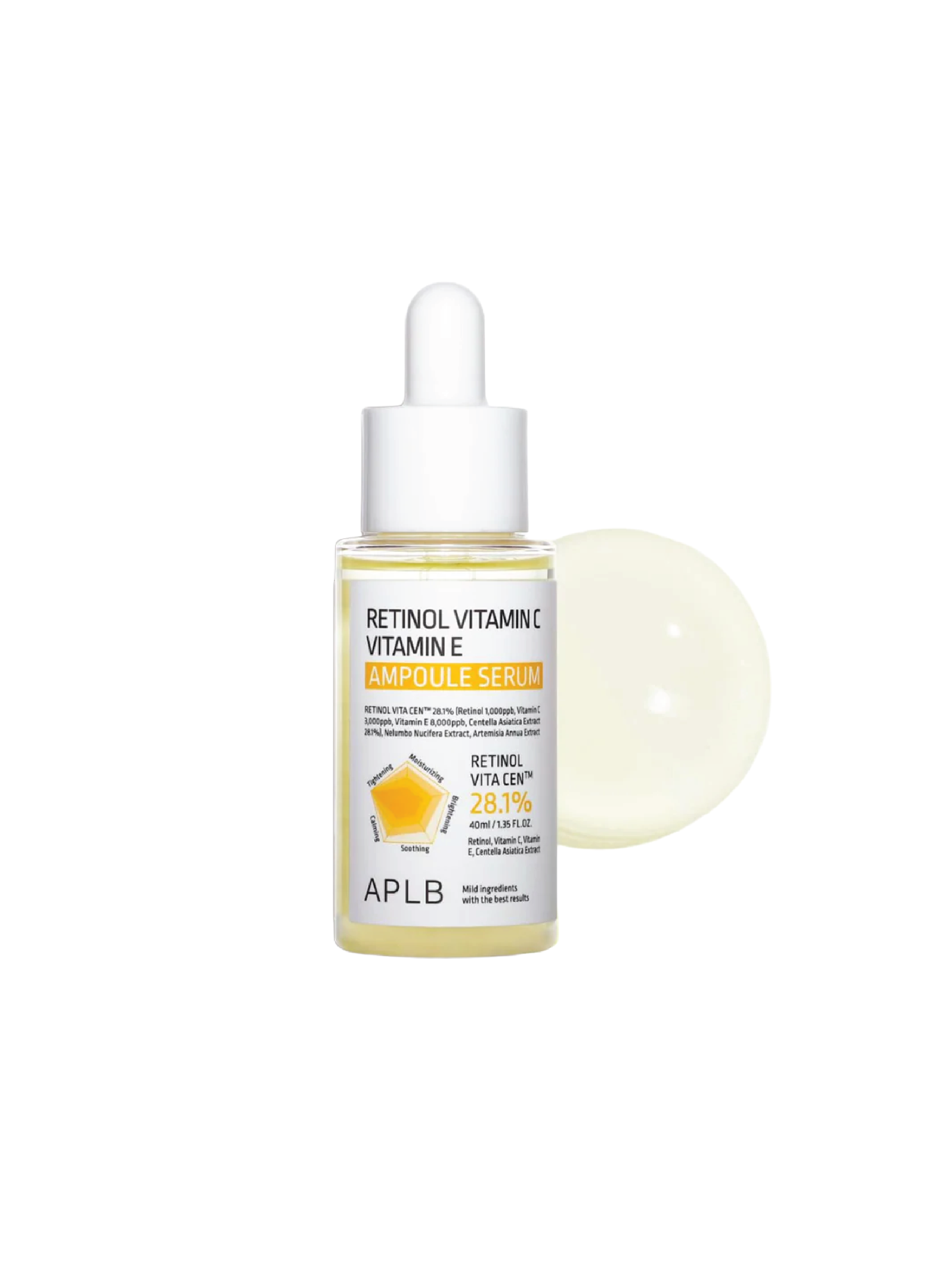 APLB Retinol Vitamin C Vitamin E Ampoule Serum 40ml