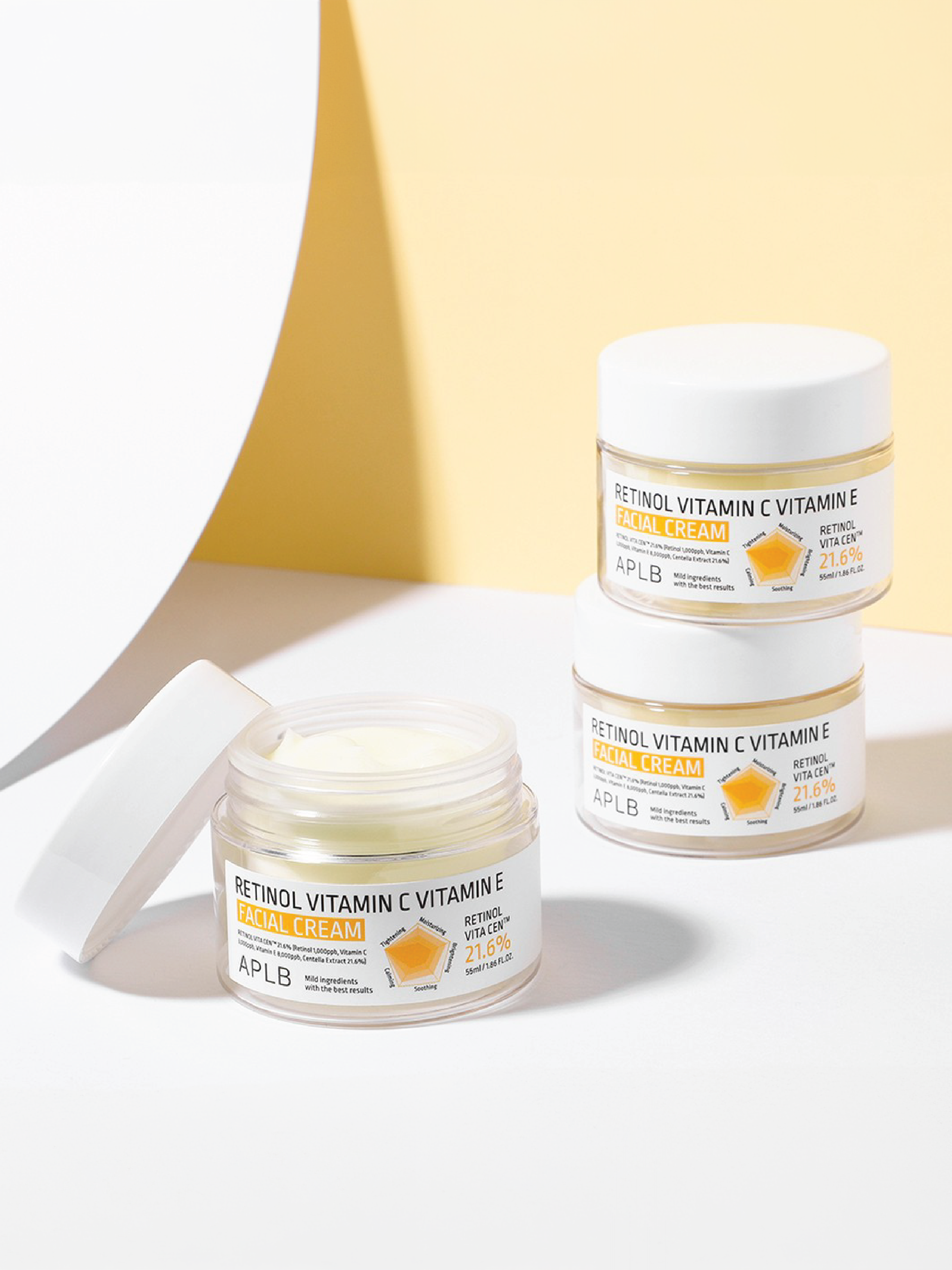 APLB Retinol Vitamin C Vitamin E Facial Cream 55ml
