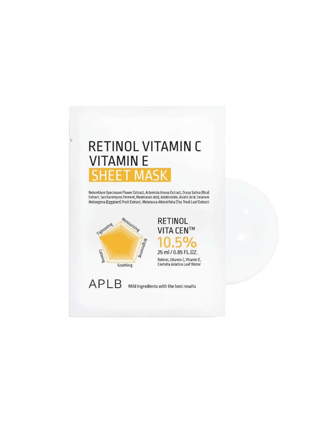 APLB Retinol Vitamin C Vitamin E Sheet Mask (10)