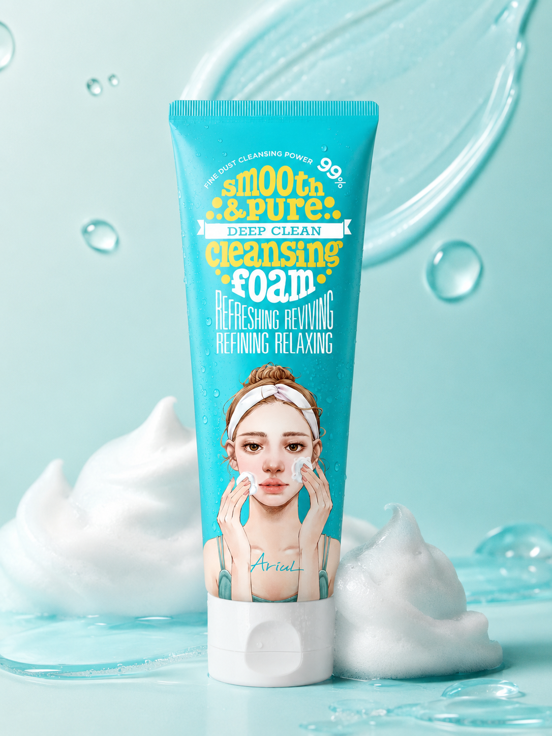 ARIUL Smooth & Pure Deep Clean Cleansing Foam 120ml