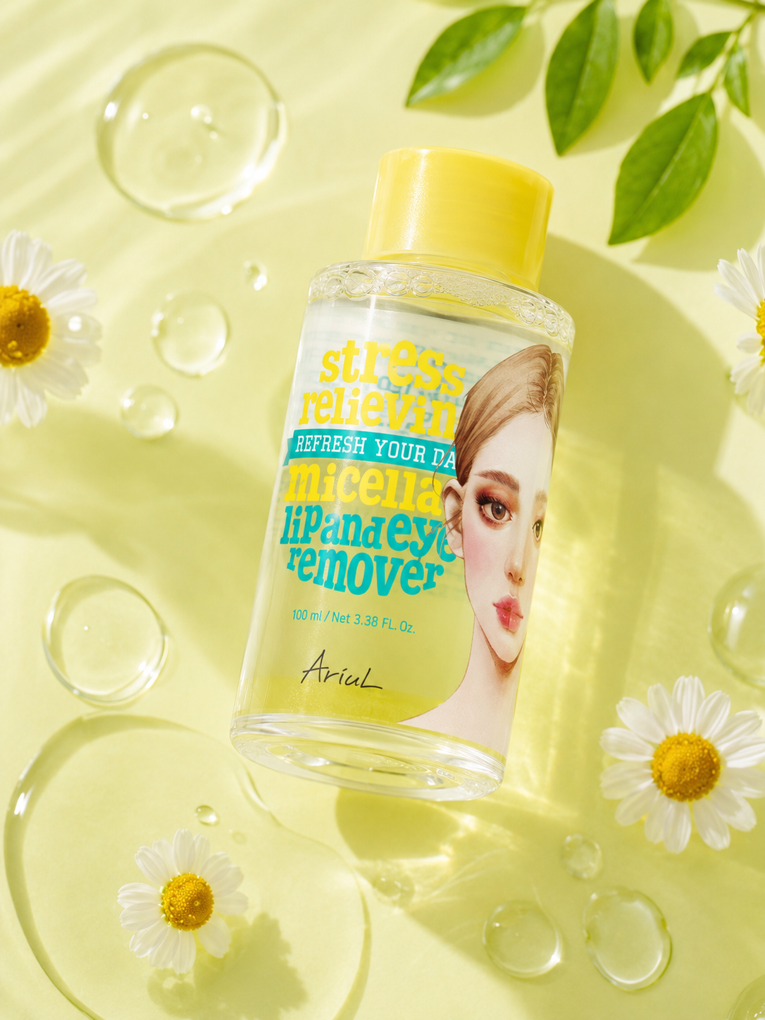 ARIUL Stress Relieving Micellar Lip and Eye Remover 100ml