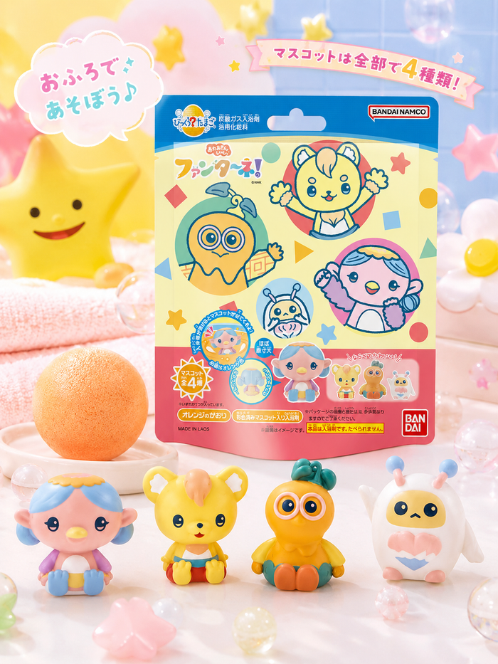 BANDAI Bath Ball With Toy Fantane