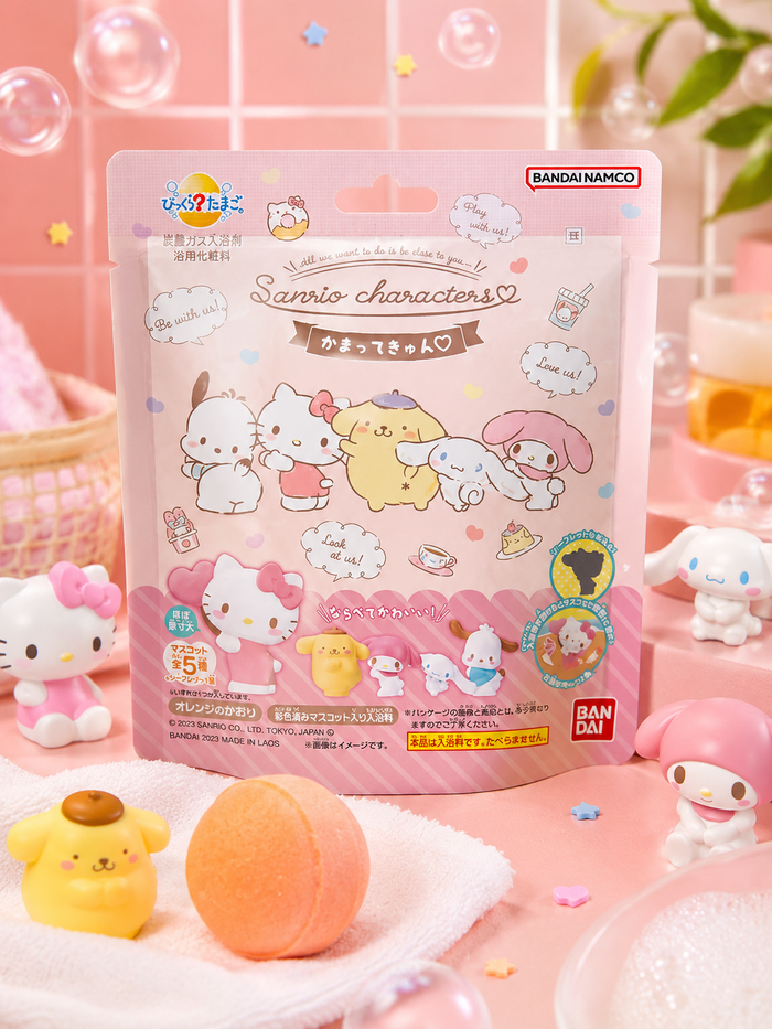BANDAI Bath Ball With Toy Sanrio