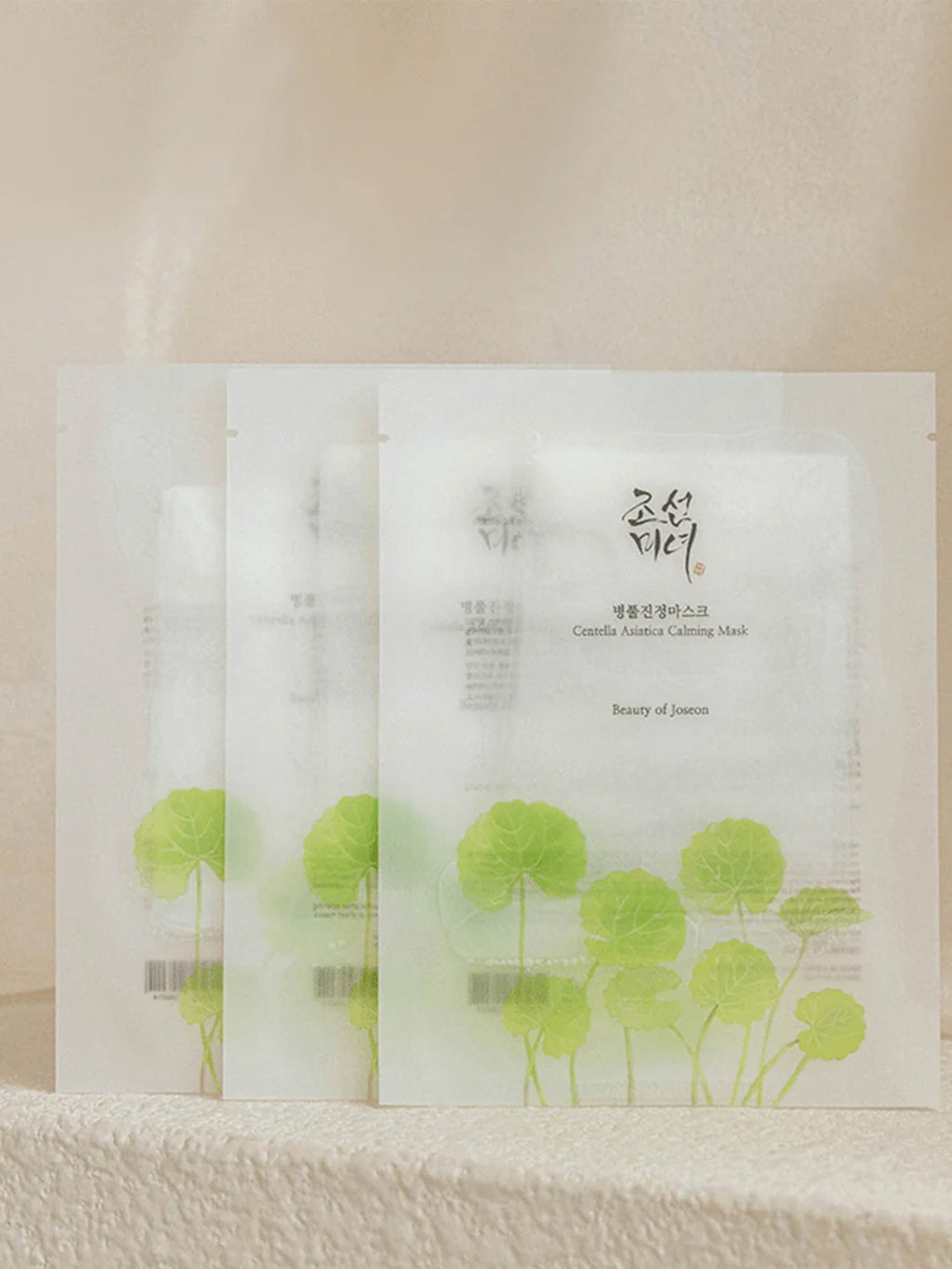 Masque apaisant à la Centella Asiatica BEAUTY OF JOSEON (10 masques)
