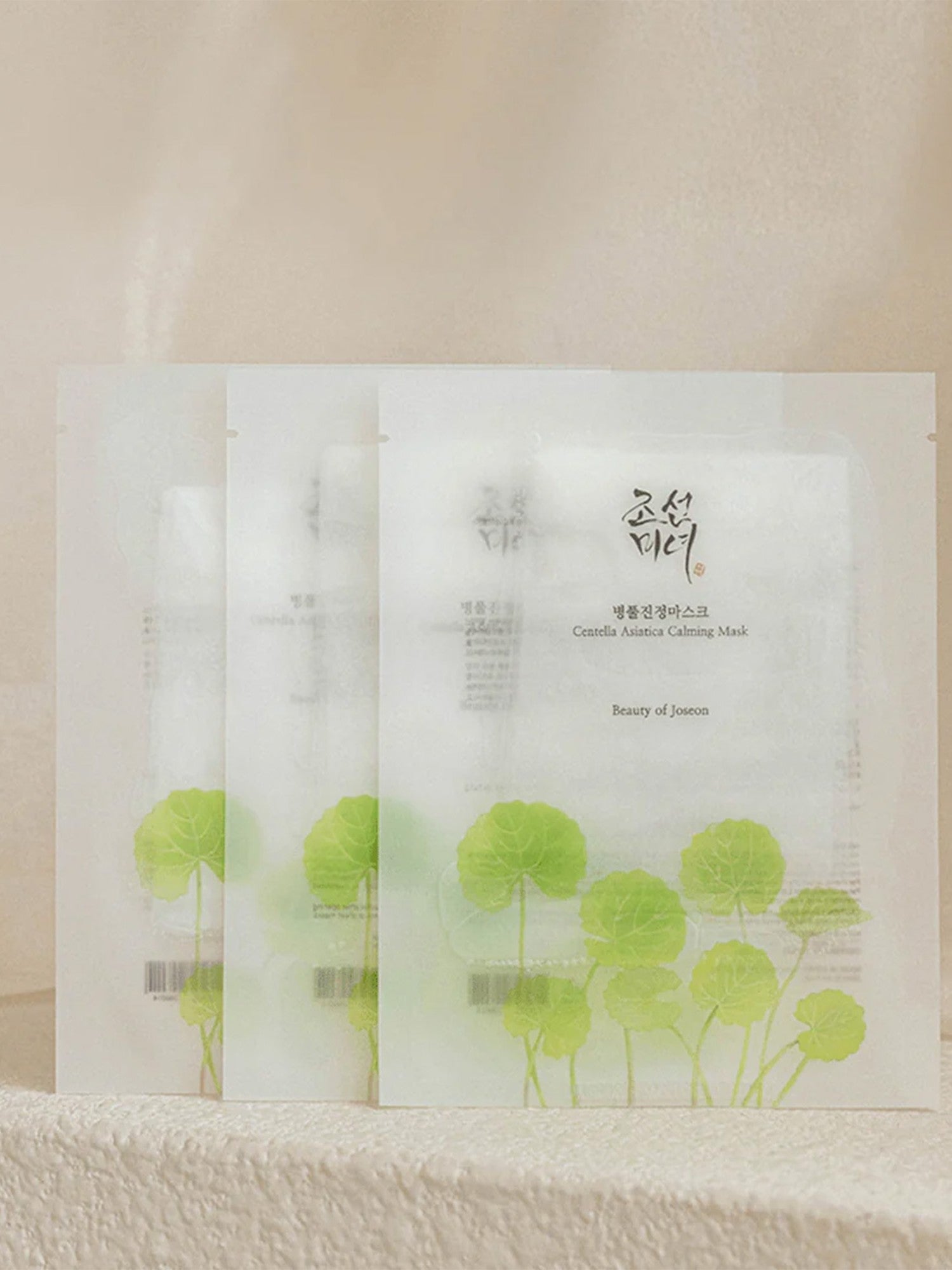 Masque apaisant à la Centella Asiatica BEAUTY OF JOSEON (10 masques)