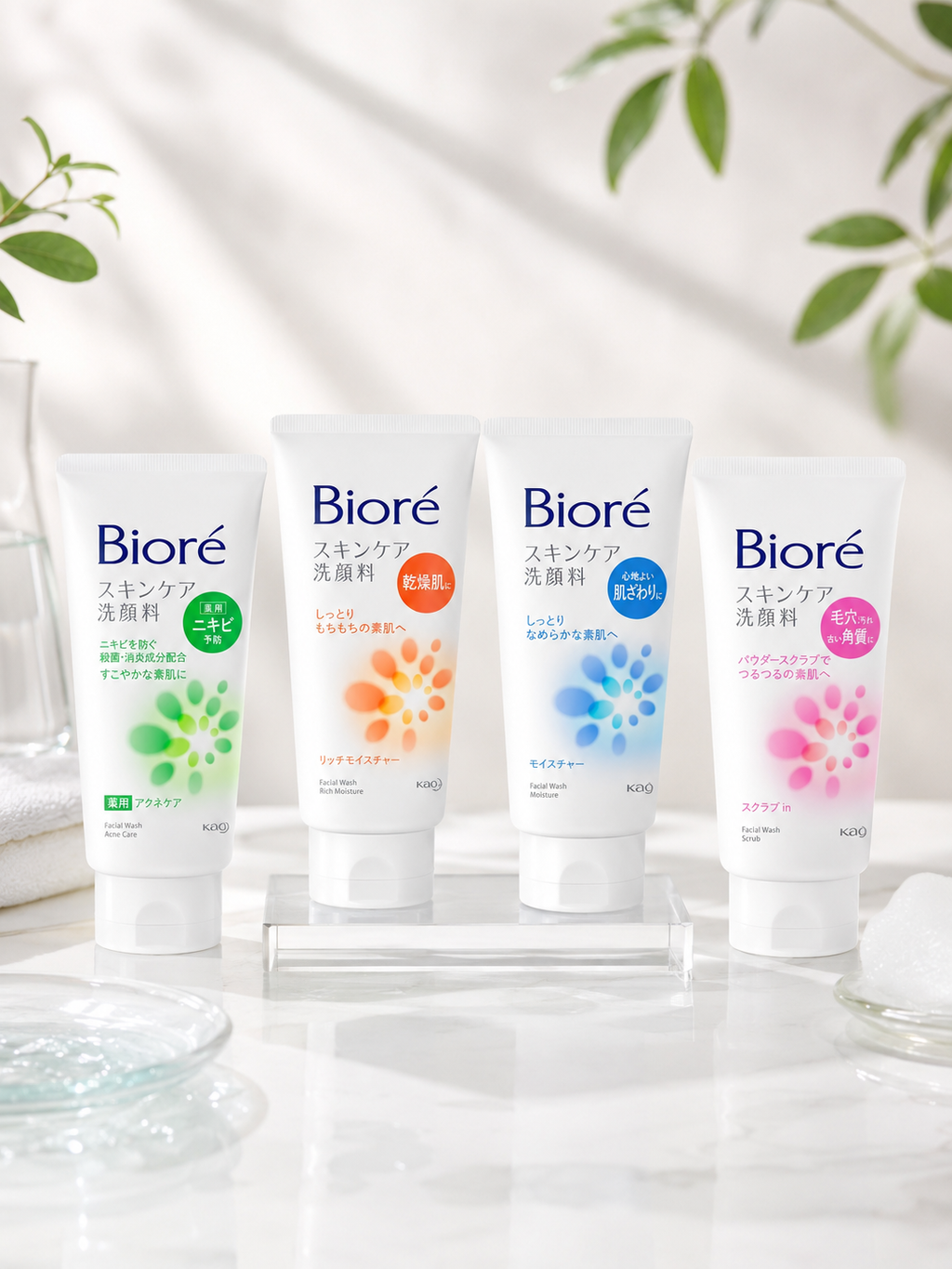 BIORE Face Wash - 4 Types