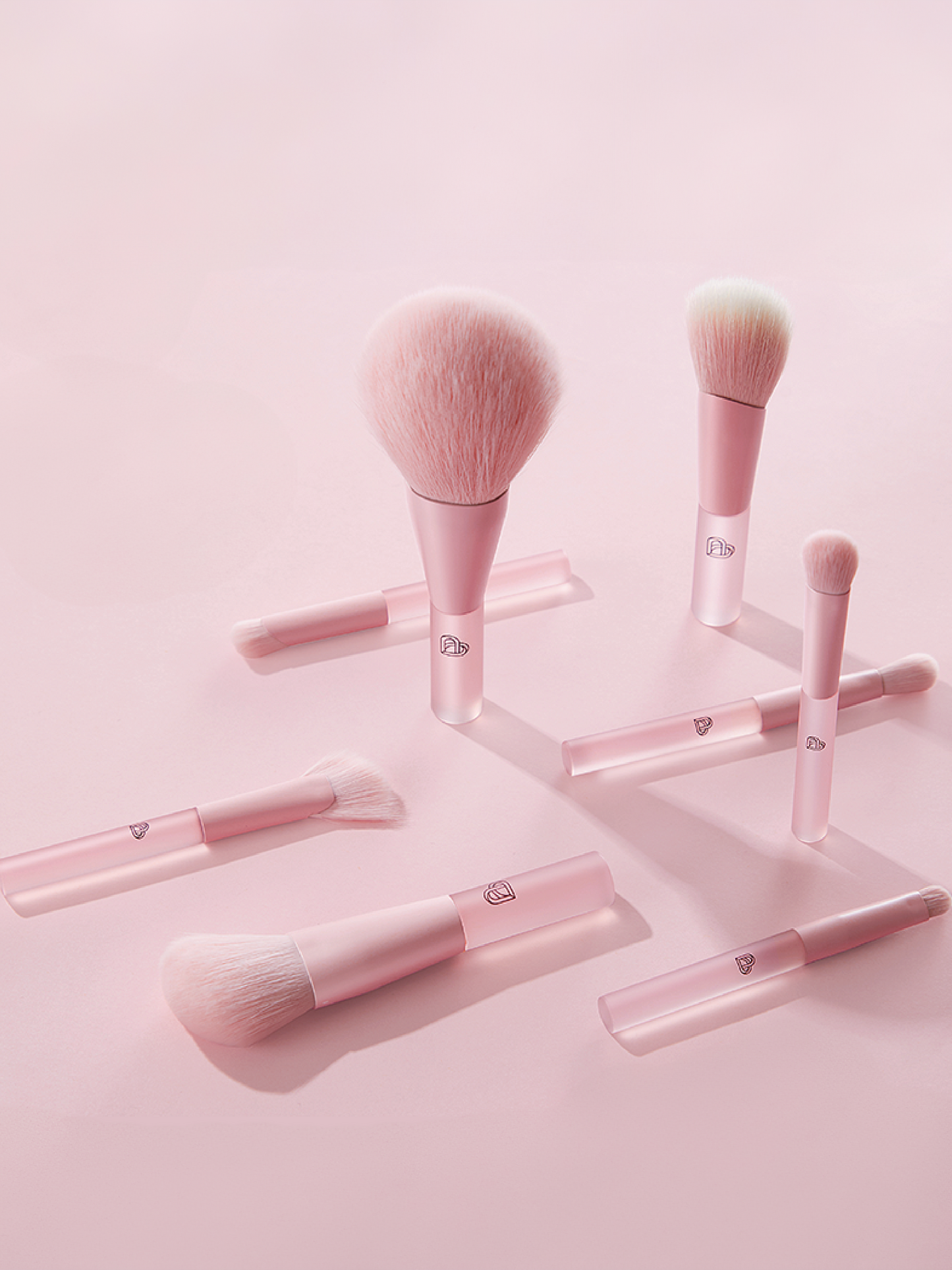 BLJ Mini Make Up Brush Zip Pouch Set 9pcs - 2 Type