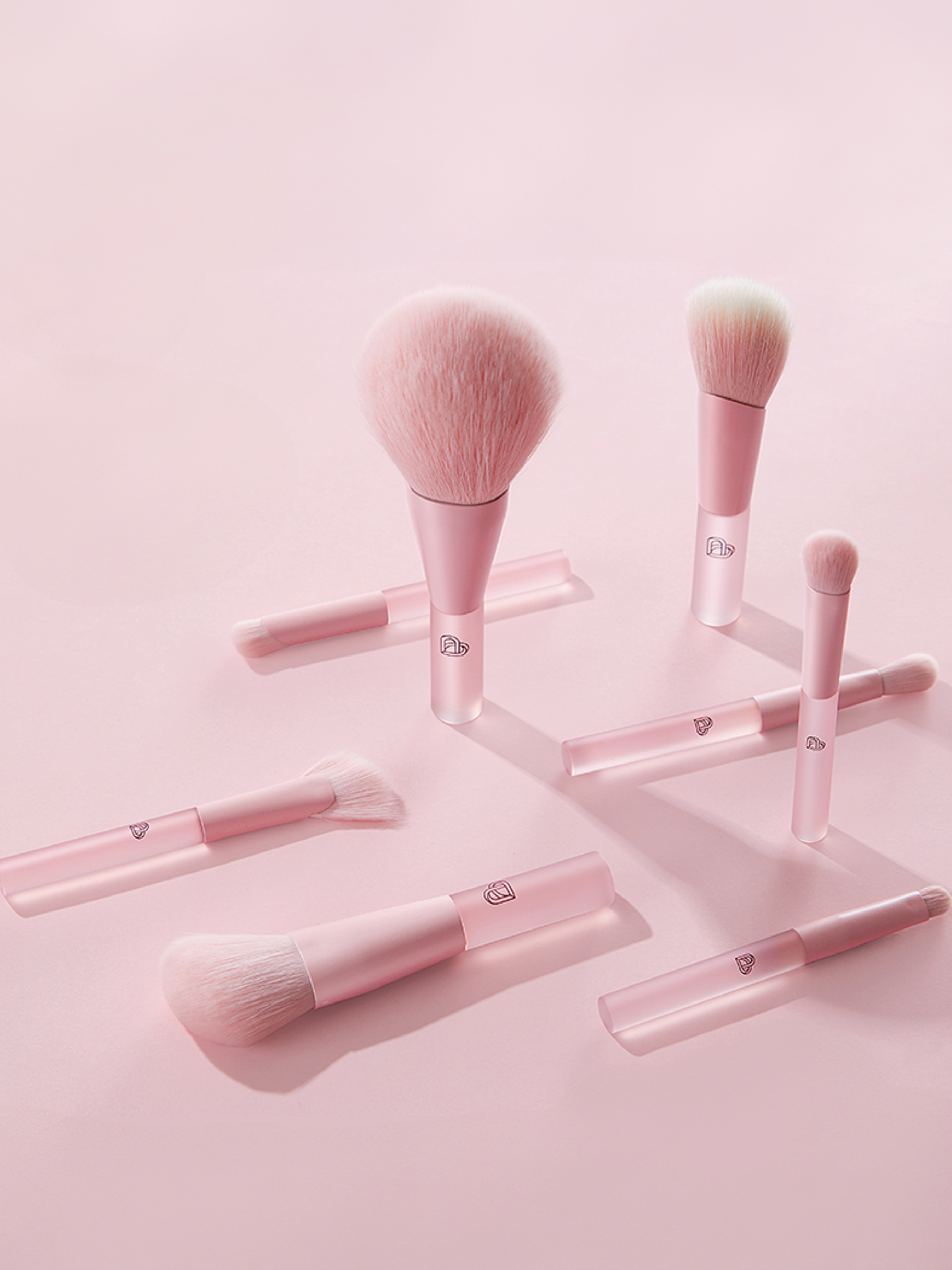 BLJ Mini Trousse de pinceaux de maquillage zippée 9 pièces - 2 types